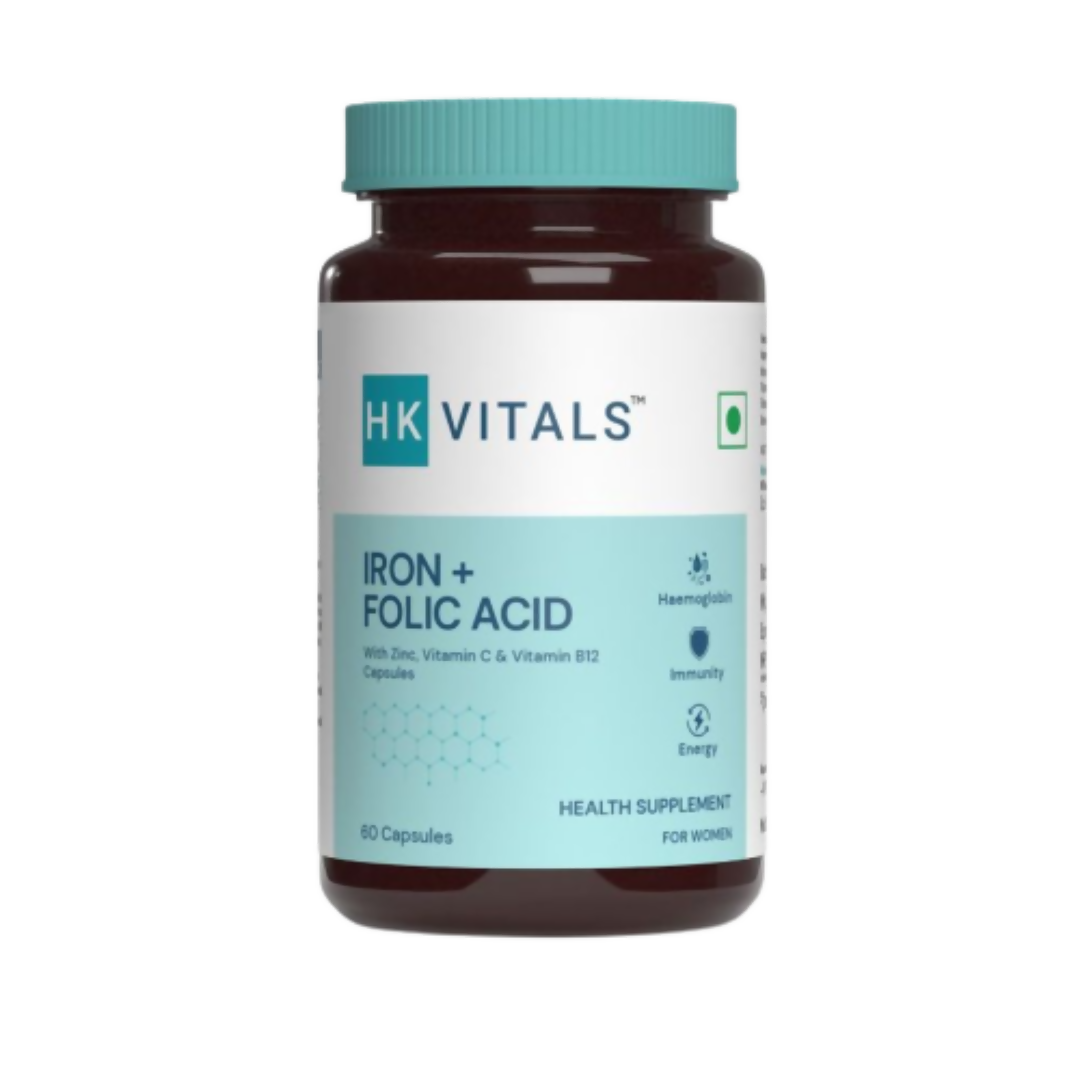 HK Vitals Iron and Folic Acid Capsules -  usa australia canada 