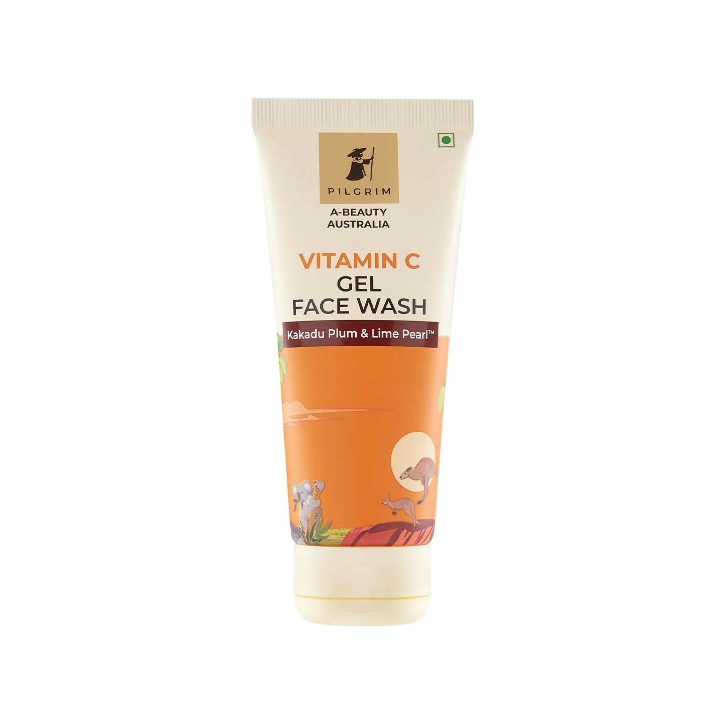 Pilgrim Australian Vitamin C Gel Face Wash For Glowing Skin With Kakadu Plum & Lime Pearl