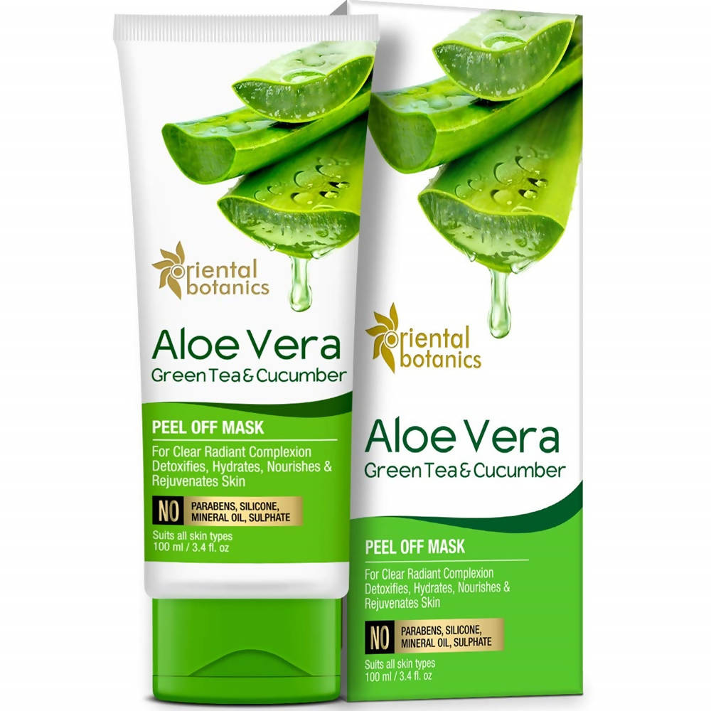 Oriental Botanics Aloe Vera Green Tea & Cucumber Peel Off Mask