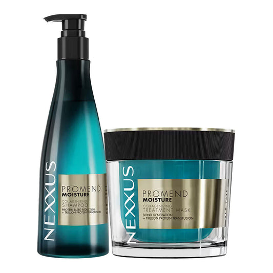 Nexxus Promend Moisture Collagenizing Shampoo & Treatment Mask Combo - 450ML