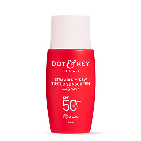 Dot & Key Strawberry Dew Tinted Sunscreen SPF 50+ PA++++ 03 Sand