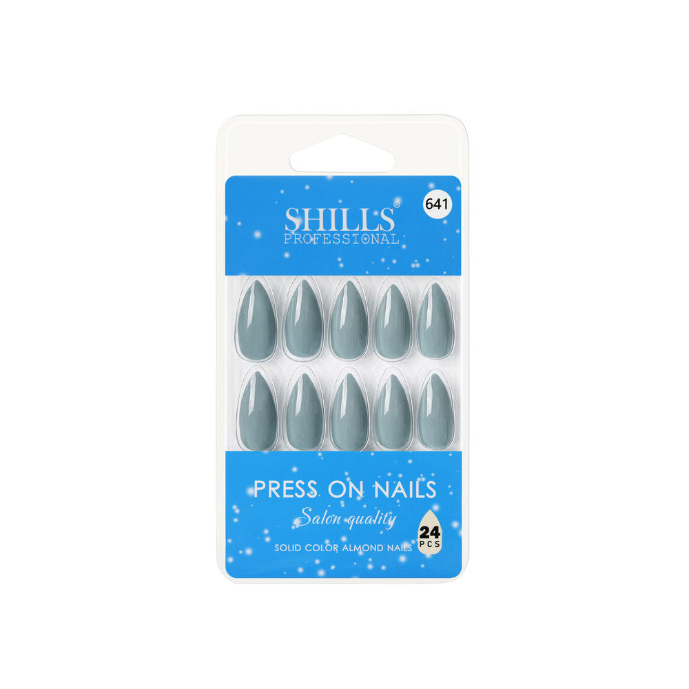 Shills Professional Reusable Press On Nails Almond - SPN641