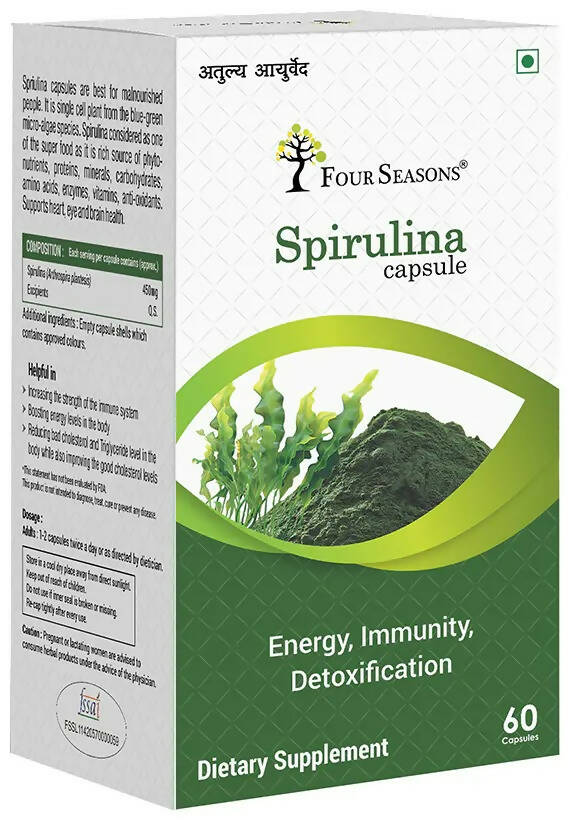 Four Seasons Spirulina Capsule - usa canada australia