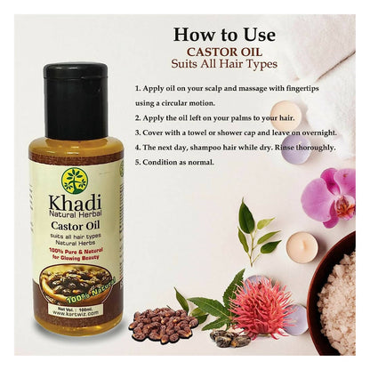 Khadi Natural Herbal Castor Oil