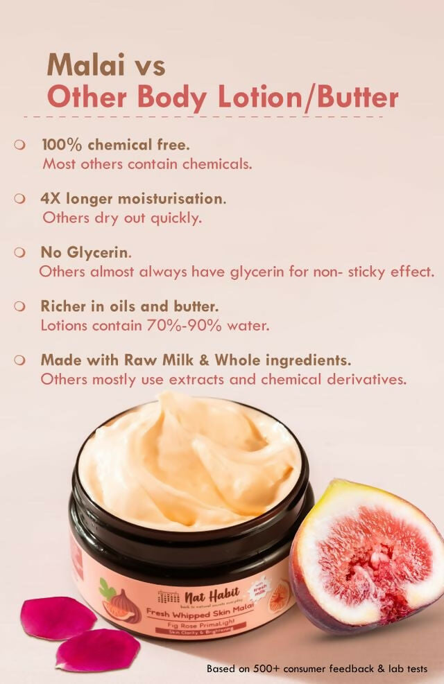 Nat Habit Fig Rose PrimaLight Fresh Whipped Skin Malai