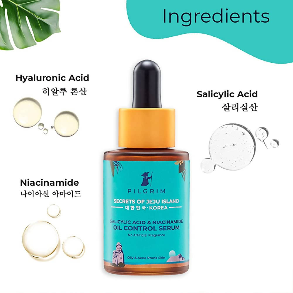 Pilgrim Salicylic Acid & Niacinamide Oil Control Serum