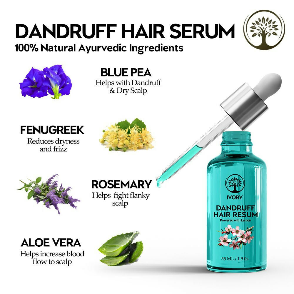Ivory Natural Dandruff Hair Serum For Nourishing Dry Scalp