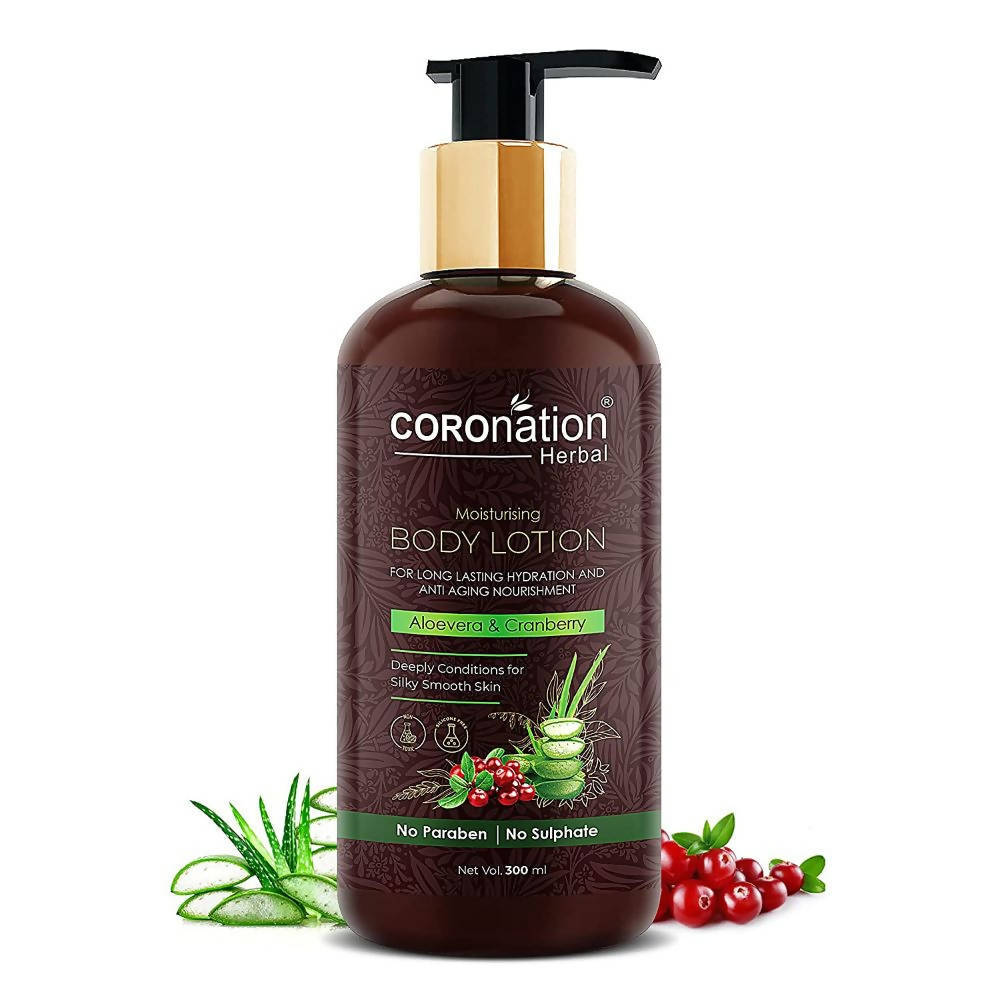 Coronation Herbal Aloevera & Cranberry Body Lotion - usa canada australia