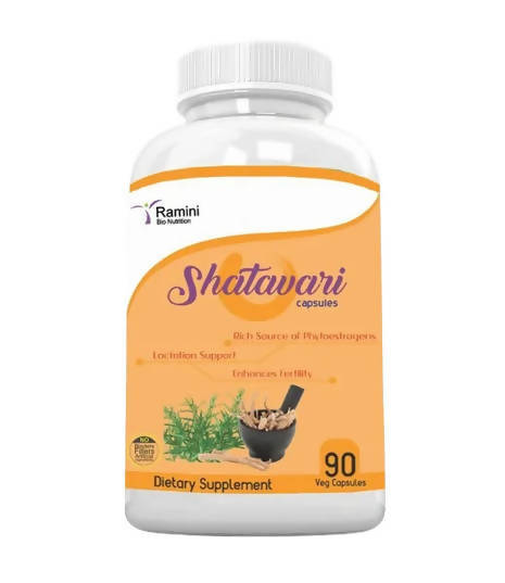 Ramini Bio Nutrition Shatavari 500mg Veg Capsules - BUDEN