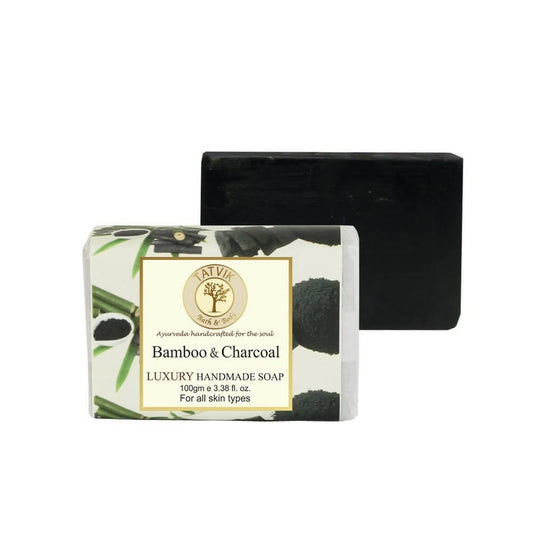 Tatvik Ayurveda Bamboo Charcoal Luxury Handmade Soap - BUDEN