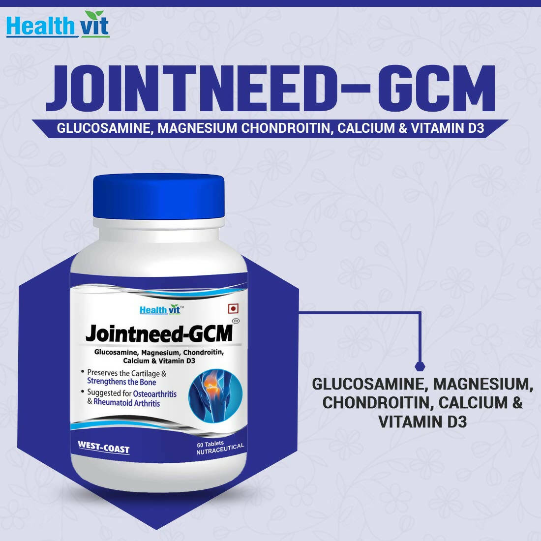 Healthvit Jointneed-GCM Tablets