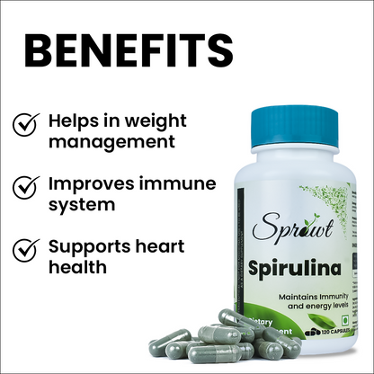 Sprowt Spirulina Capsules