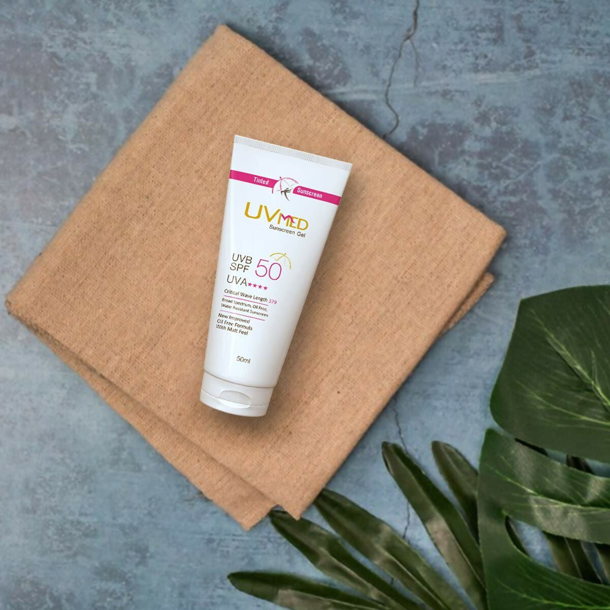 Uvmed Tinted Sunscreen Gel With SPF 50