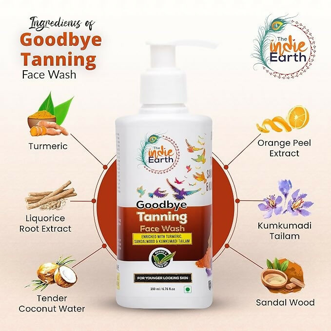 The Indie Earth Goodbye Tanning (Skin Lightening) Facewash