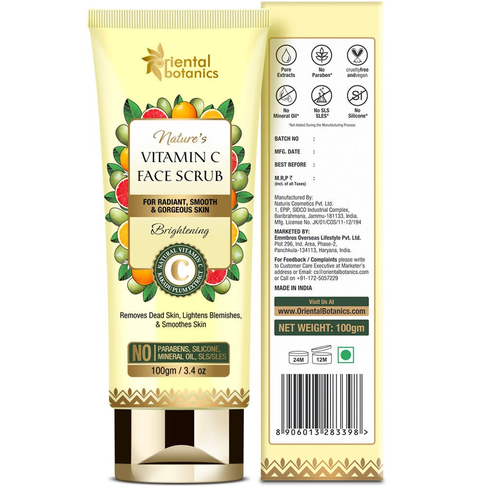 Oriental Botanics Nature???s Vitamin C Brightening Face Scrub