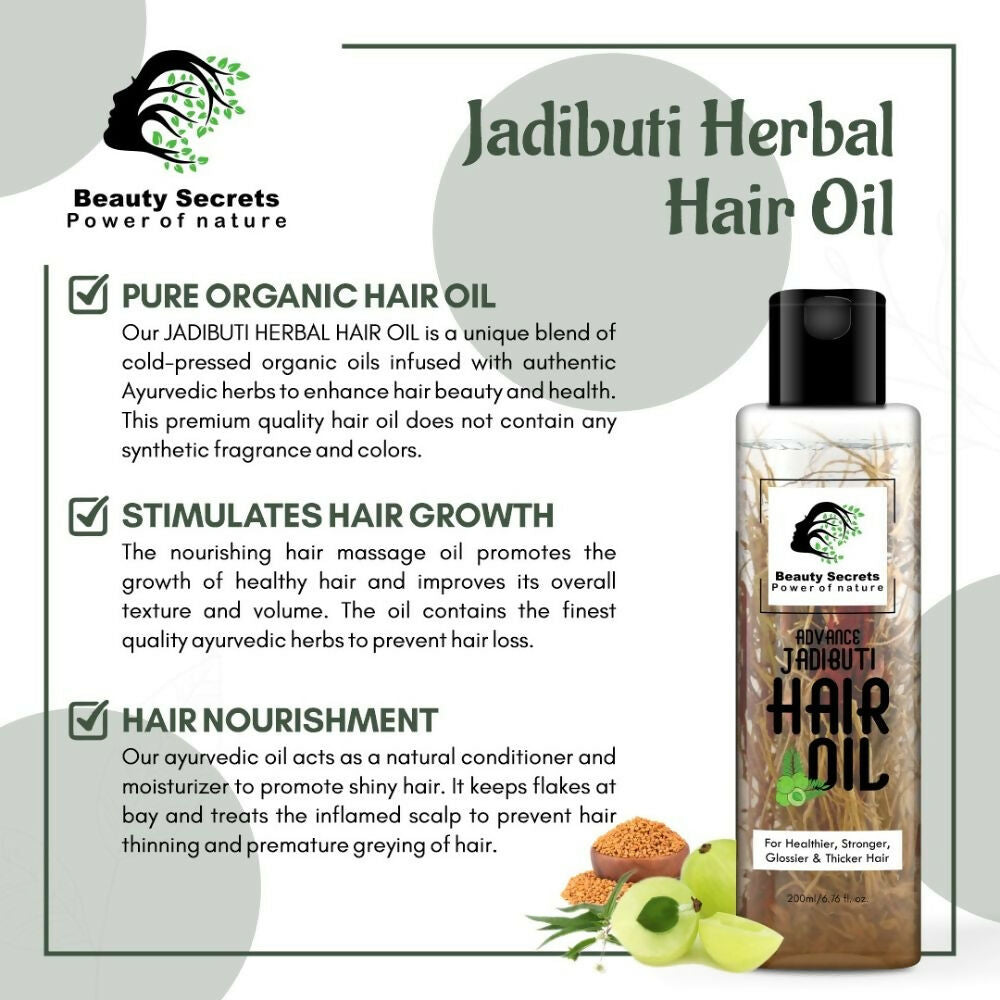 Beauty Secrets Ayurvedic Jadibuti Hair Oil