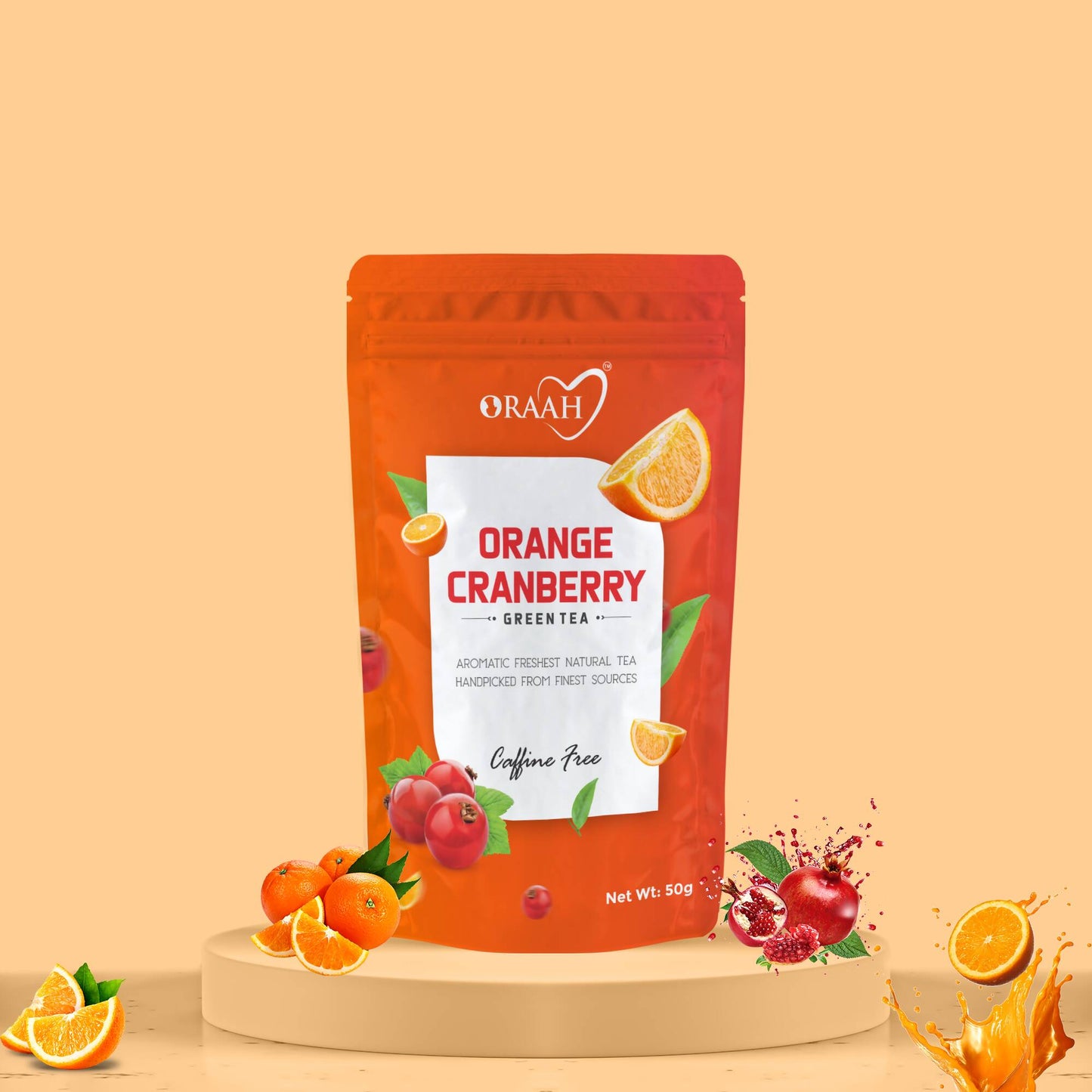 Oraah Cranberry Orange Green Tea -  buy in usa 