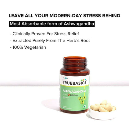 TrueBasics Ashwagandha Capsules