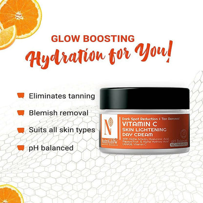 NutriGlow Advanced Organics Vitamin C Skin lightening Day Cream