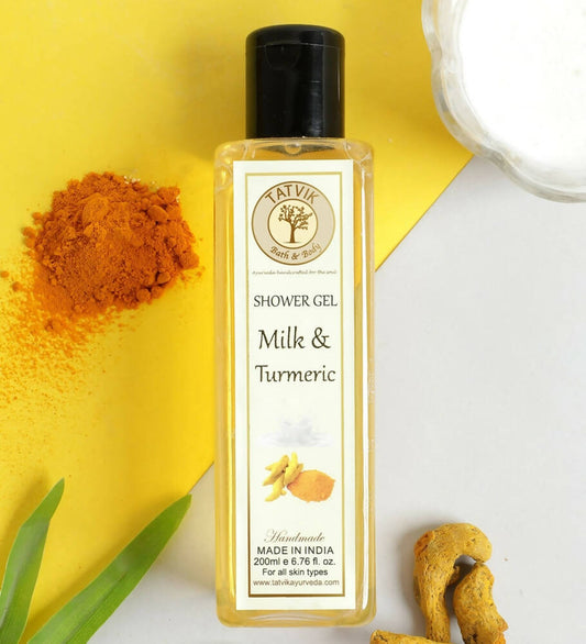 Tatvik Ayurveda Shower Gel - Milk & Turmeric