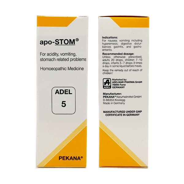 Adel Homeopathy 5 Apo-Stom Drop