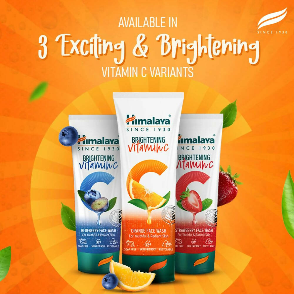 Himalaya Herbals Brightening Vitamin C Orange Face Wash