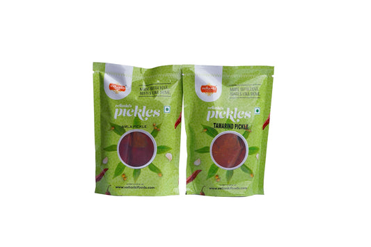 Vellanki Foods Pickles - Tamarind Pickle, Amla Pickle Combo Pack (250 gms Each)