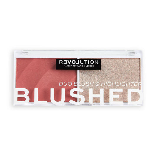 Revolution Relove Colour Play Blushed Duo - Cute - BUDNE