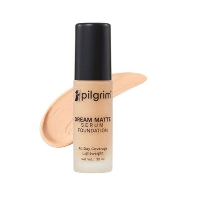 Pilgrim Dream Matte Serum Foundation For Light Skin Tone Classic Nude