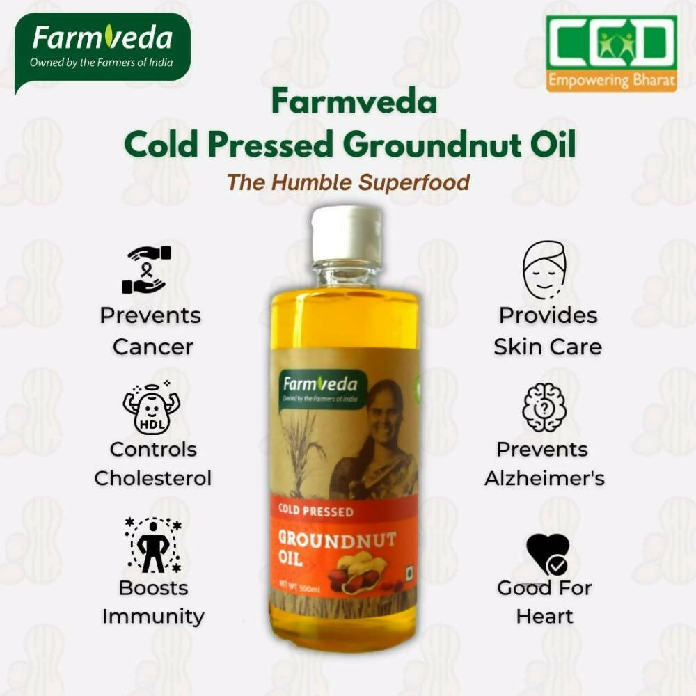 Farmveda Cold Pressed Groundnut Oil