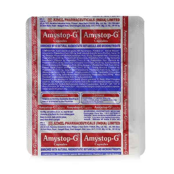 Aimil Ayurvedic Amystop-G Capsule