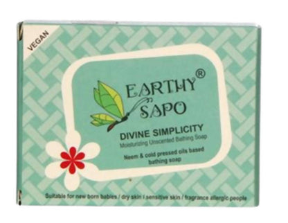 Earthy Sapo Divine Simplicity Moisturizing Unscented Bathing Soap - usa canada australia