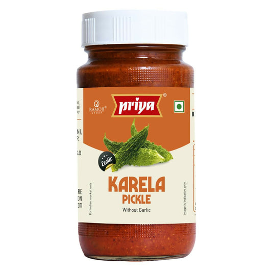 Priya Bittergourd (Karela) Pickle Without Garlic