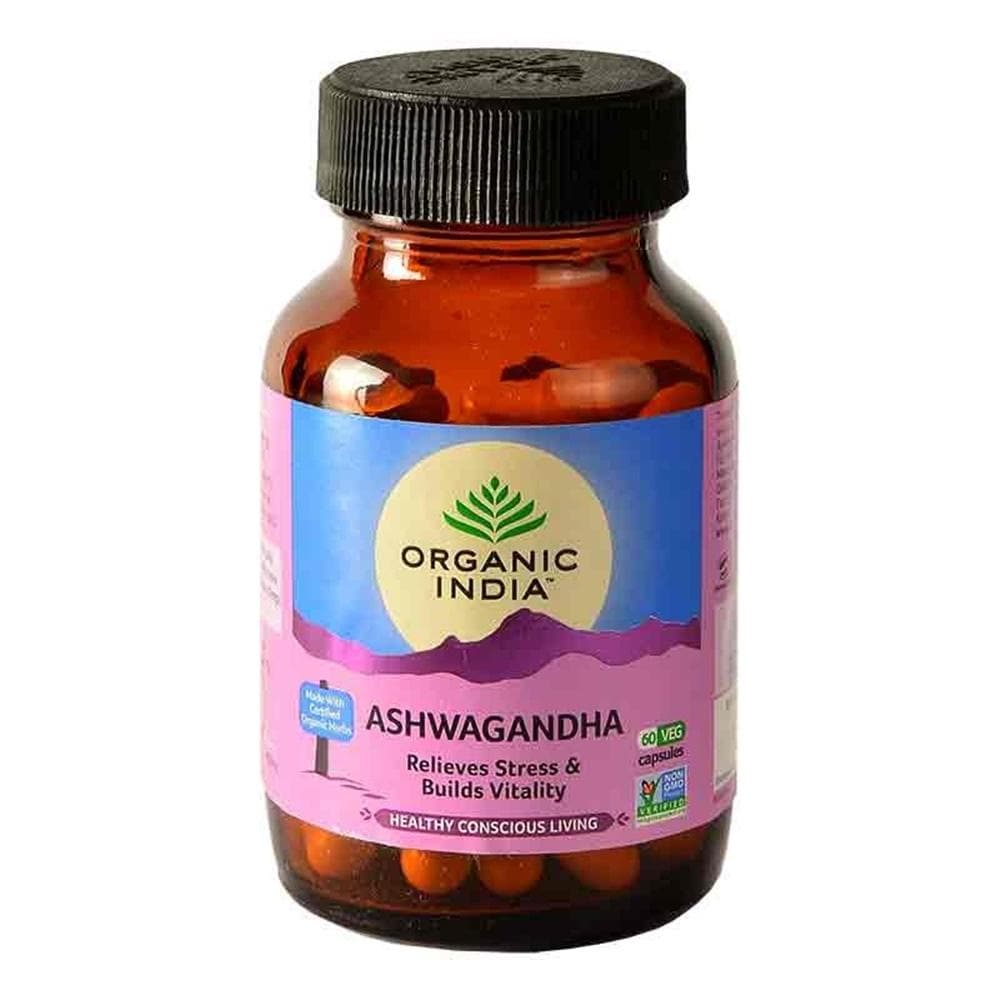 Organic India Ashwagandha Capsules - BUDNE