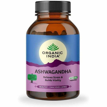 Organic India Ashwagandha Capsules - BUDNE