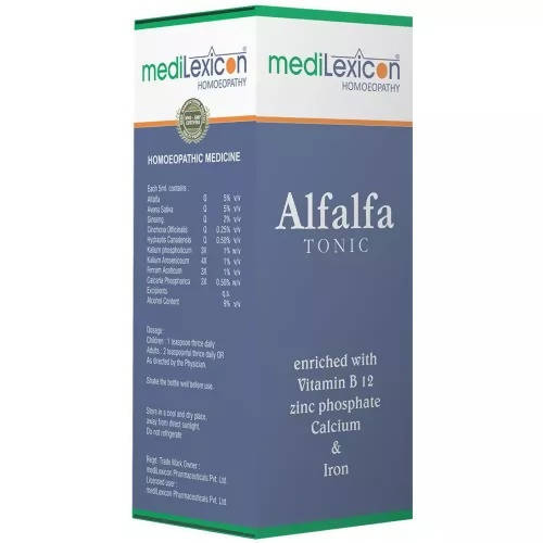 Medilexicon Homeopathy Alfalfa Tonic