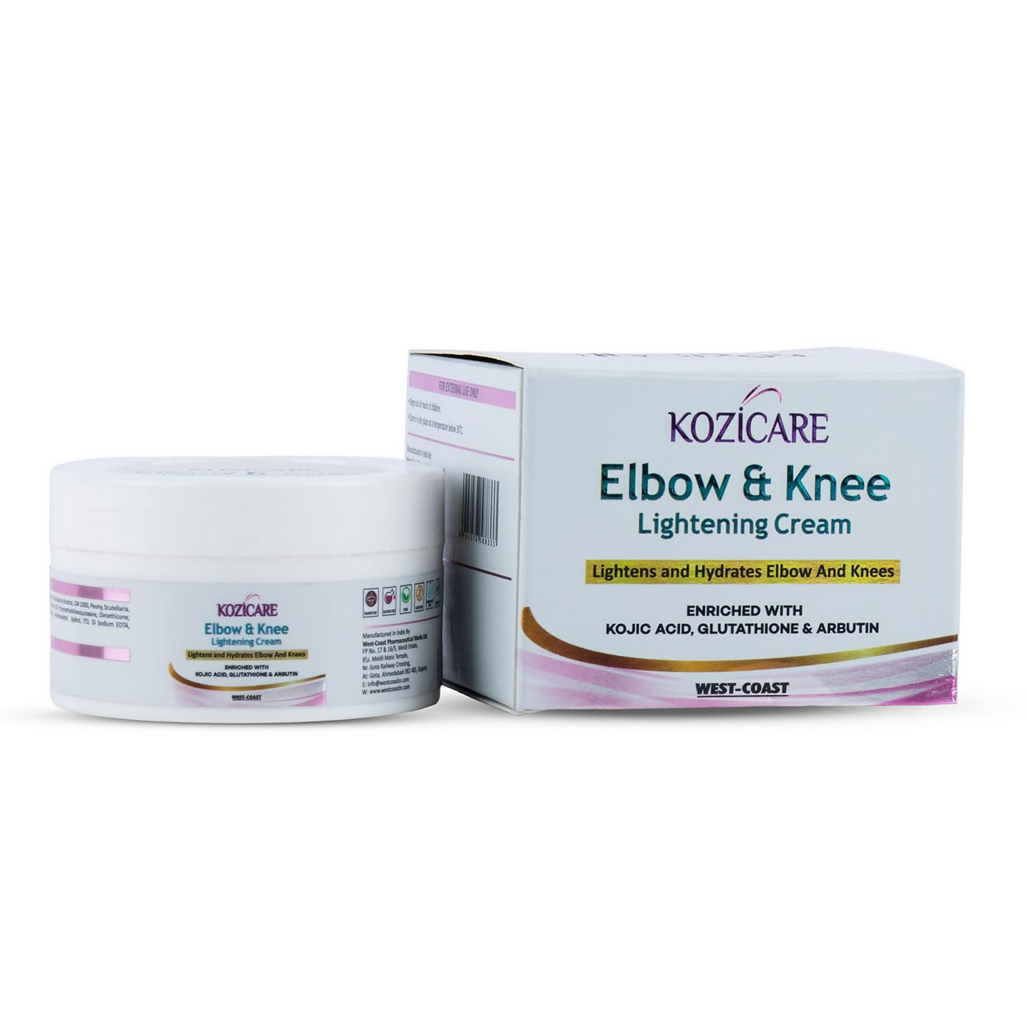 Healthvit Kozicare Elbow & Knee Lightening Cream