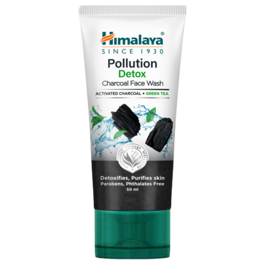 Himalaya Herbals Pollution Detox Charcoal Face Wash - BUDNE