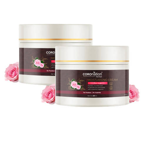 Coronation Herbal Pink Rose Moisturizing Cream - usa canada australia