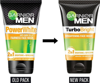 Garnier Men Turbo Bright Brightening Face Wash