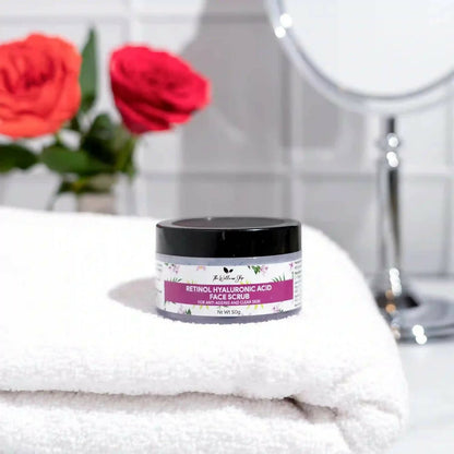 The Wellness Shop Retinol And Hyaluronic Acid Face Scrub