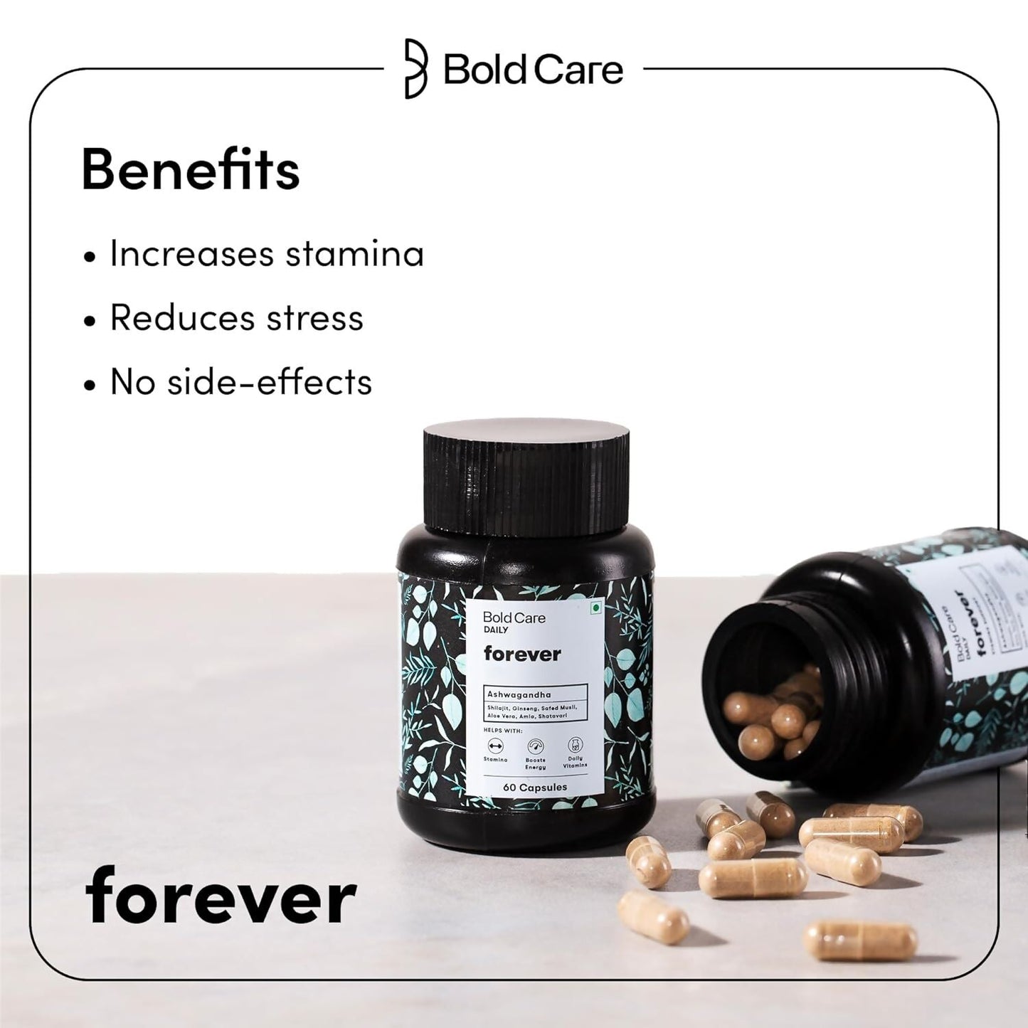 Bold Care Forever - Natural Stamina Supplement Capsules