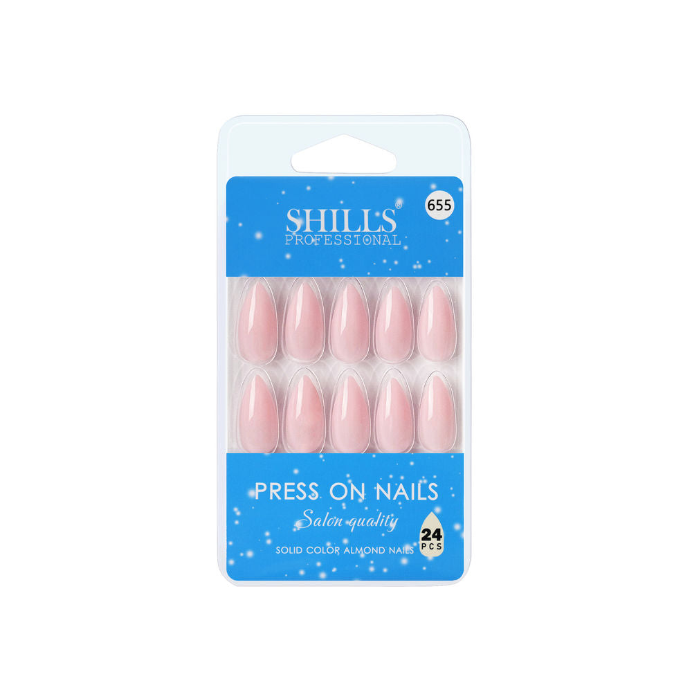 Shills Professional Reusable Press On Nails Almond - SPN655