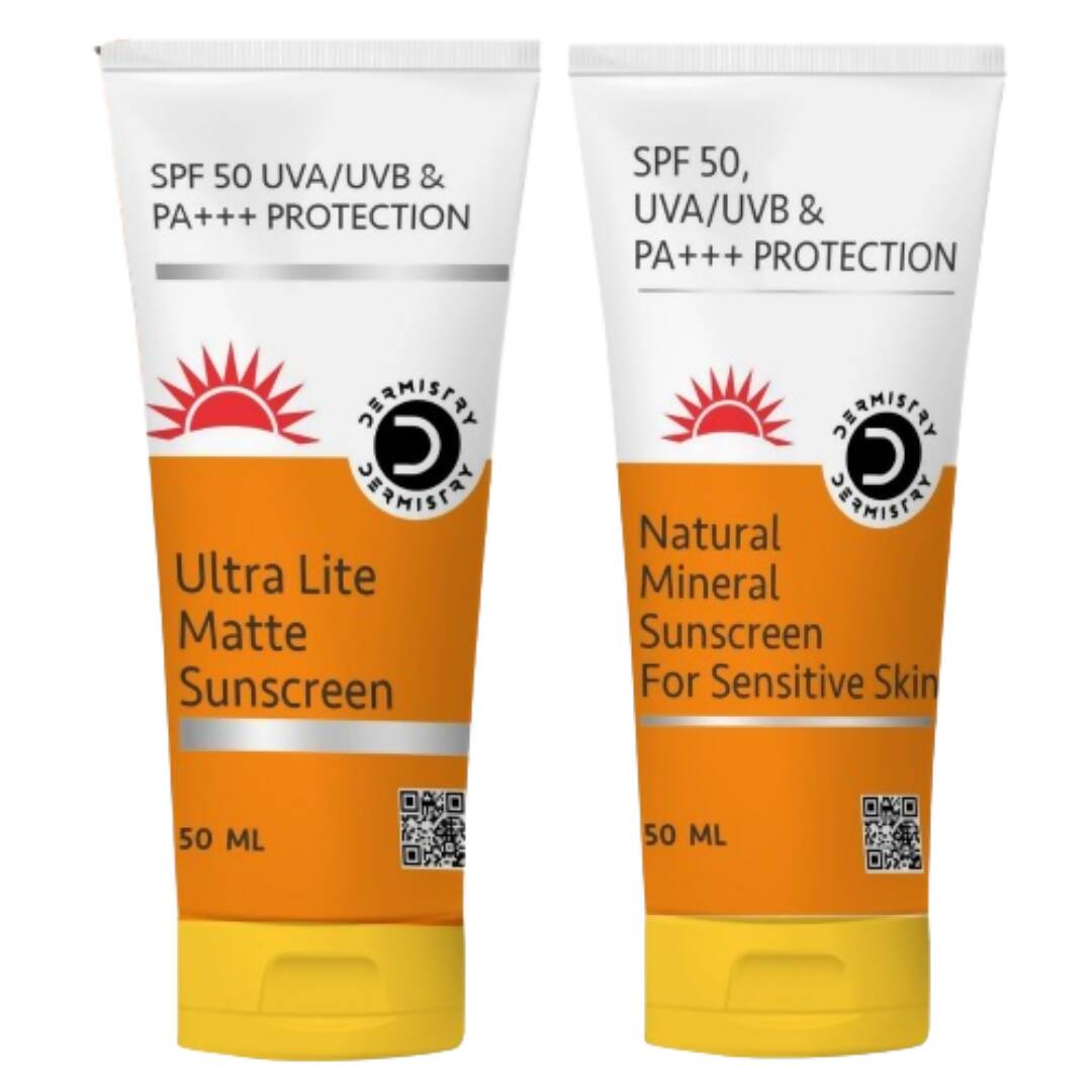 Dermistry Ultra Lite Matte Sunscreen & Natural Mineral Sunscreen