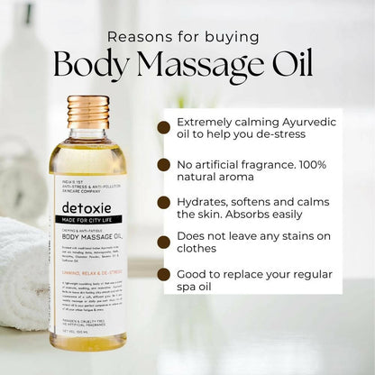 Detoxie Calming & Anti-Fatigue Body Massage Oil