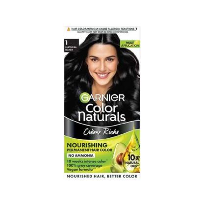Garnier Color Naturals Creme Riche Hair Color - Shade 1 Natural Black