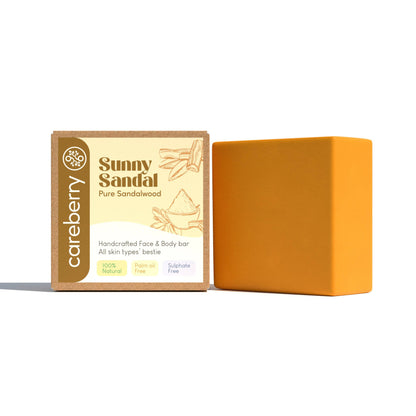 Careberry Sunny Sandal Brightening Handcrafted Face & Body Bar