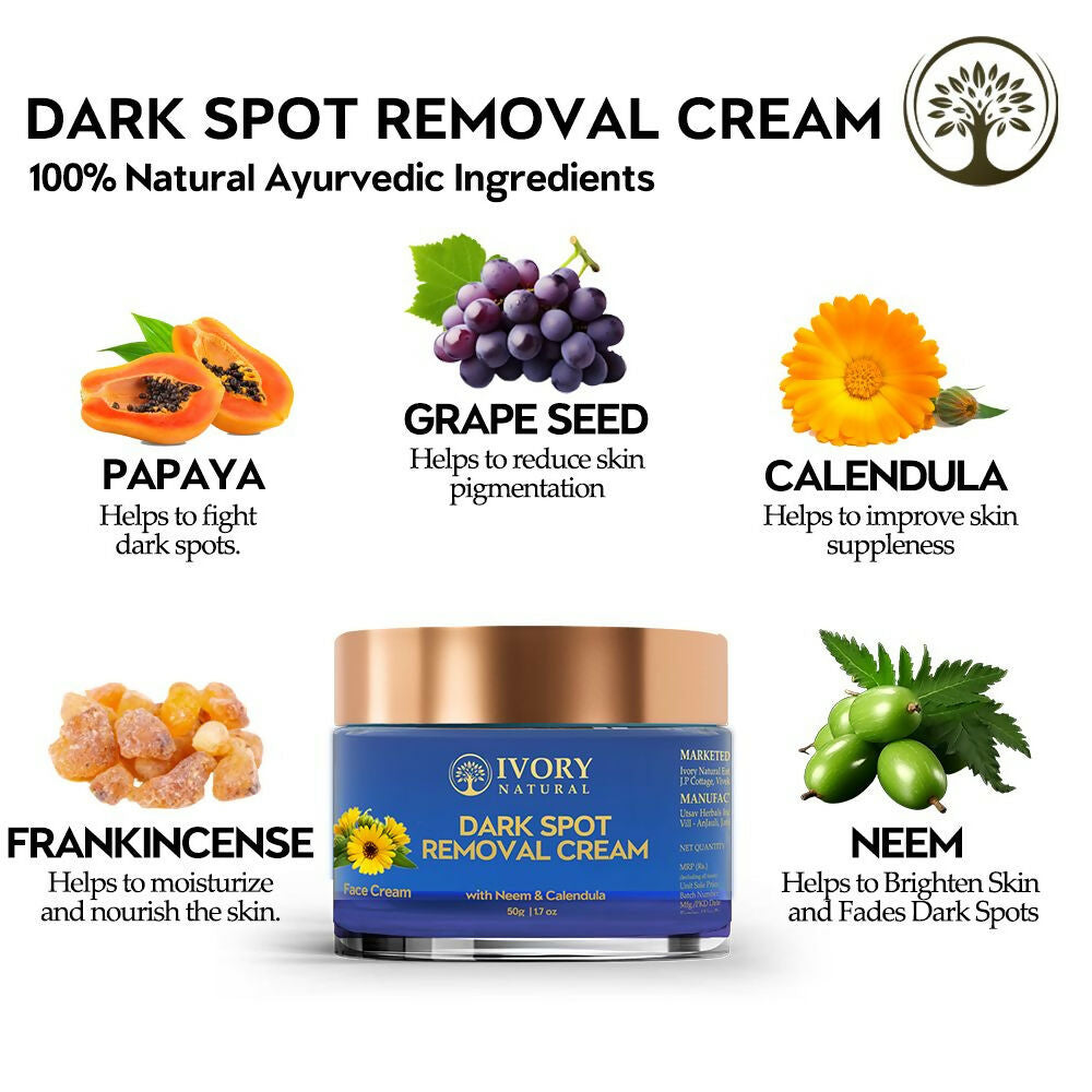 Ivory Natural Dark Spot Removal Face Cream For Dark Spots And Achieve A Glowing Tone