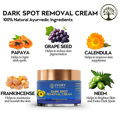 Ivory Natural Dark Spot Removal Face Cream For Dark Spots And Achieve A Glowing Tone