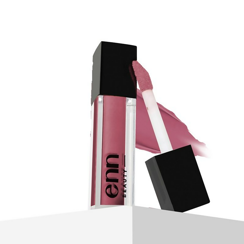 Enn Long-Lasting Liquid Lipstick With Ghee - Full Coverage & Transferproof - Pink Velvet